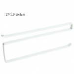 Rauast metallist k&ouml;&ouml;gir&auml;tikuhoidja rippuv WC-rullipaberi hoidik k&auml;ter&auml;tikuivati ​​k&ouml;&ouml;k vannitoakapp uksekonksuhoidja korraldaja valge