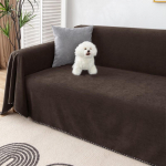 Veekindel diivanitekk Mitmeotstarbeline &uuml;hev&auml;rviline m&ouml;&ouml;bli kate Vastupidav kangas Tolmukindel kriimustusvastane Kodu elutoa sisustus 180*90cm beež