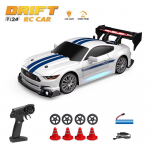 Uus 1:24 2,4G RC CAR 4WD kiire v&otilde;idus&otilde;iduauto Rc Drift GTR kaugjuhtimispult auto laste v&otilde;idus&otilde;idusportauto laste m&auml;nguasi poisile kingitus valge