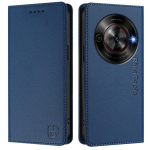 Luksuslik nahast &uuml;mbris ZTE Blade A75 A35Lite V60Vita A75 A35 A55 V40S A73 RFID blokeerimiskaardi pesadele Magnetiline t&otilde;mbealus P&otilde;rutuskindel klapp ZTE Blade A73 5G