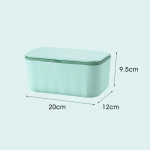 Kodu K&ouml;&ouml;k Siidipaberi jaotur S&auml;ilitusvahend Kaanega ruudukujuline niiske salvr&auml;tiku &uuml;mbris Salvr&auml;tikud WC-paberi konteiner roheline