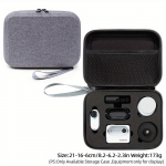 Insta360 GO 3 hoiukoti jaoks integreeritud kandekott. T&auml;pne vormi avamise kaitsekarp Insta360 Go 3 tarvikute &uuml;mbrisele hall