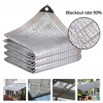 Aed P&auml;ikesev&otilde;rk P&auml;ikesevari H&otilde;bedane Alumiiniumfoolium P&auml;ikesekaitse UV-kaitse P&auml;ikesevari Peegeldav Soojusisolatsioon Markiis 3x3M 2x2M