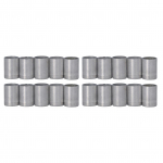 20 tk kliimaseadme liitmiku kate alumiiniumist vahelduvvoolu vooliku toru pistiku katte toru liitmiku kork 12 tolli 3/8in