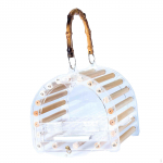 Bird Carrier Cage Parakeet birds travel Breathable Cockatiel Acrylic for Lovebirds Guinea