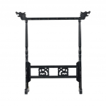 Retro 12 tihvtiga pintsli vaiguhoidja peene nikerdatud kalligraafia pintsli riidepuu Kalligraafia pintsli pliiatsi alus Hiina pintslihoidja