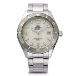 Mako SOLAR P&auml;ikeseenergial t&ouml;&ouml;tav kodune garantii Elevandiluu [Orient Watch] Tootja RN-WJ0003S Meeste elevandiluuvalge
