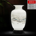 Jingdezhen keraamiline vaas Kodu kaunistamise aksessuaarid Lauakaunistus Elutoa lillepott Hiina stiilis Keraamilised k&auml;sit&ouml;&ouml;esemed