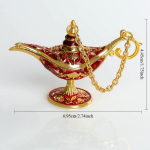 V&auml;ikese suurusega Aladdin Magic Genie lambid &ndash; klassikaline Vintage Magic Genie kerge kost&uuml;&uuml;mlamp koduse pulmalaua kaunistamiseks