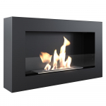 Seinale paigaldatav bioetanooliga kamin GOLF FLAT T&Uuml;V klaasidega