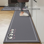 &Otilde;li imav libisemiskindel k&ouml;&ouml;gip&otilde;randamatt - mustust ja kulumist h&uuml;lgav, kergesti hooldatav diatomiitmudast jalamatt. 60x120cm