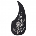 Guitar Pickguard PVC kaitsev dekoratiivne isekleepuv akustilise kitarri kriimustusplaat h&otilde;bedane