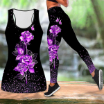 Crystal Clear Flowers Print Joogar&otilde;ivad naistele Mood Treening Retuusid Fitness Sport Vabaaja joogap&uuml;ksid 4XL