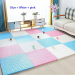 24 tk Xpe &Uuml;hendatud Paksendatud Vahtp&otilde;randamatt Laste Beebi Roomamismatt Imav Mustust H&uuml;lgav Pusle Libisemiskindel P&otilde;randamatt 30*30cm*24pcs