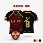 Anime Blue Lock Yukimiya Jersey 3D-tr&uuml;kk Meeste Spordi T-s&auml;rk Mood Harajuku Manga L&uuml;hikeste varrukatega Laste Unisex T-s&auml;rk Y2k Topid L