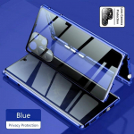 Magnetiline Karastatud Klaasist Privaatsus Metallist Kest Huawei P30 Pro P40 Pro+ P50 P60 P70 Pura Ultra jaoks koos Kaamera Objektiivi Kaitsega Kahepoolne Klaasist Kate Huawei P50 Pro