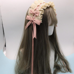 Armas Bowknot Sweet Lolita pits lilledega juukser&otilde;ngas Anime Maid Cosplay peapael peakatete aksessuaarid k&auml;sitsi valmistatud hulgim&uuml;&uuml;k