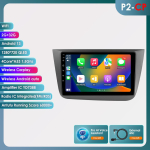 Ossuret AI H&auml;&auml;l Traadita CarPlay Android 13 Autoraadio Seat Altea 2004 - 2015 Toledo 3 jaoks Automaailmam&auml;ngija intelligentne RDS GPS 2Din Autoradio P2CP 4Core 2G 32G AI