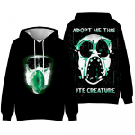 16 v&auml;rvi naiste meeste uksed Roblox figuur koomiksiprindiga kapuutsid &uuml;mara kaelusega dressipluusid mees reis pullover meessoost topp t&auml;navamood vabaaja spordidress XXS