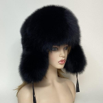 Ushanka m&uuml;ts t&auml;iskasvanutele kohev paks soe lumi v&auml;limine k&otilde;rvaklapiga pommim&uuml;tsid Naturaalse rebase karvaga talvekarusnahast m&uuml;ts One Size must