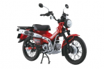 Skyneti komplekteeritud jalgratas Honda CT125 Hunter Cub helendav punane 1/12