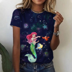 Multikas Punk Printsessi T-s&auml;rk Naiste Harajuku 90ndate armas T-s&auml;rk Naljakas t&auml;navar&otilde;ivas Graafiline T-s&auml;rk Naiste riided XXS