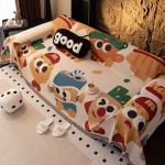 Hooajaline neoon diivanipadjakate: Libisemiskindel, Mustust h&uuml;lgav, Hiina stiilis igaks hooajaks 90*90cm [Knee blanket]