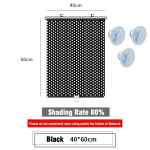 Universaalsed Rulookardinad Iminapp P&auml;ikesevari Naelavaba pimendav kardin Auto Magamistuba K&ouml;&ouml;k Kontori aken P&auml;ikesevarjukardinad 40x60cm must