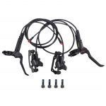 1 paar elektriratta topeltkolbiga ketaspidureid, elektriratta alumiiniumsulamist voolukatkestusega &otilde;liketas 1 pair Oil brake front, rear