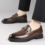 Meeste kleit Jalatsid vabaajamood Meeste meeste pidulikud tossud, mustad nahast jalatsid Sapato Social Masculino Itaalia kingad meeste jaoks 38