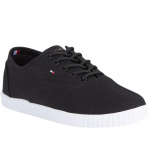 Buty tenis&oacute;wki damskie Tommy Hilfiger Canvas Lace Up Sneaker czarne r. 36 36