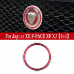 auto esiv&otilde;re keskmine embleem logo dekoratiivring kleepsud jaguar XE X760 F-PACE X761 XF X260 XJ XJL X351 jaoks m&auml;rk trimm kate punane