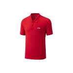 Li Ning Sulgpalli Seeria &Uuml;hev&auml;rviline Kiiresti Kuivav Lahe Spordi Polo S&auml;rk Meeste Topp Pull-Punane APLR125-8 S