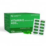 Carbamide Forte 400 mg E-vitamiini kapslid n&auml;ole ja juustele | 100% looduslik E-vitamiini toidulisand E-vitamiini &otilde;liga | Parabeenivaba - 120 kapslit