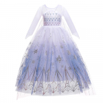 K&uuml;lmunud 2 Anna & Elsa Lumekristall Printsessi Kleit - T&uuml;drukute J&otilde;ulukost&uuml;&uuml;m 110 cm