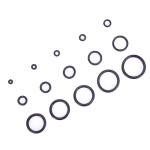 200 tk / komplekt O-r&otilde;ngaste komplekt Hydrolock kummist O-r&otilde;ngad pesumasina tihendi tihendi sortiment