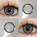 EYESHARE 1 Pair Natural Brown Contact Lenses for Eyes Gray Pupils 14.5mm Big Beauty Eyes Soft Lens Cosmetics