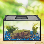 Aquarium Anti Jumping Net Top Screen Netting to Protect Out with Window DIY 35cmx35cm