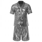 Meeste l&auml;ikiv rannariiete komplekt l&auml;bipaistev veevirvendusega s&auml;rk sobivad elastse v&ouml;&ouml;kohaga laiad bokserid puhkusekomplekt L h&otilde;be