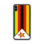 Coque iPhone &ndash; mitmev&auml;rviline &ndash; Drapeau Zimbabwe &ndash; Souple &ndash; TPU &ndash; vertikaalne disain