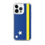 Coque iPhone &ndash; Drapeau Cura&ccedil;ao &ndash; iPhone 14 Pro Max &ndash; Supp &ndash; Mitmev&auml;rviline &ndash; Vertikaalne