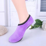 Naiste fliisist haarats sussid soojad libisemisvastased kodu sokid pehmed spordirongid 34-39 1pair must