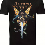 Jethro Tulli b&auml;ndi graafiline puuvillane T-s&auml;rk meestele must l&uuml;hikeste varrukatega T-s&auml;rk julge fantaasiaprindiga vabaaja &uuml;mara kaelusega masinpestav L