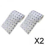 2x 2 Sheets 1 to 100 Consecutive Number Stickers Small Round Labels Inventory/Storage Organizing