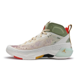 Air Jordan 37 PF J&auml;nese Aasta Unisex Tossud Kreemjas Ivoorliiv Kuldne FD4688-100 41