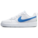 Nike Court Borough Low 2 GS Valge Foto Sinine Laste tossud Puht-Plaatina Staadioniroheline BQ5448-123 39 white