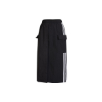 Adidas Neo tasku logo tikitud triibuline vabaaja pikk seelik naiste seelikud must HN2338 2XL