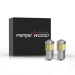 persi puit ft-013 S25 BA15S 180 kraadi kontaktid &Uuml;ks LED Valge 2tk valge