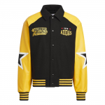 Adidas Originals Bbrtr Mugav Spordisoojendav K&otilde;rge kaelusega L&otilde;tv Jakk Unisex Jakk Must Pehme-Kollane JN0776 S