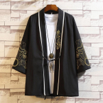 Hiina meeste Hanfu Jaapani kimono kampsun jakk iidses stiilis Ukiyoe iidne kost&uuml;&uuml;m, kuub 5XL